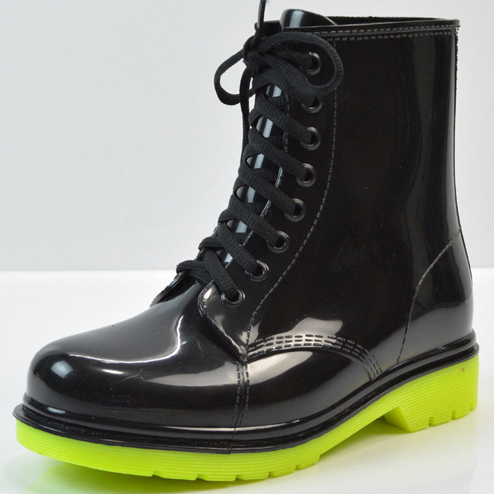 Scarlett Lace Up Rain Boots